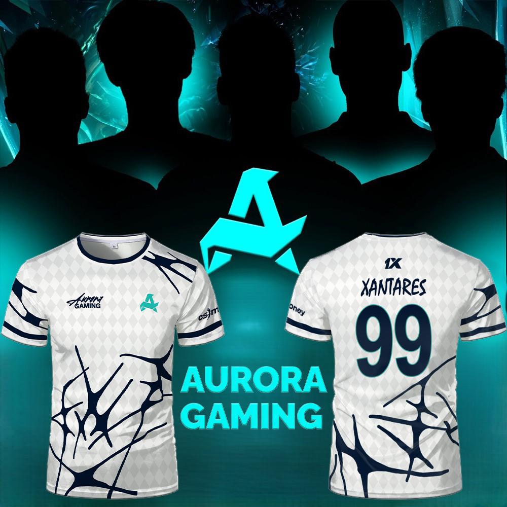 Esports Gaming Shirts - Equipo de deportes electrónicos Aurora Gaming