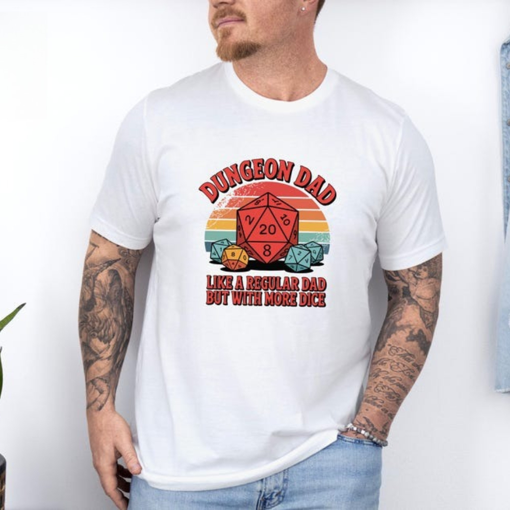 Esports Gaming Shirts - Camiseta divertida Dungeon Dad de Dungeons