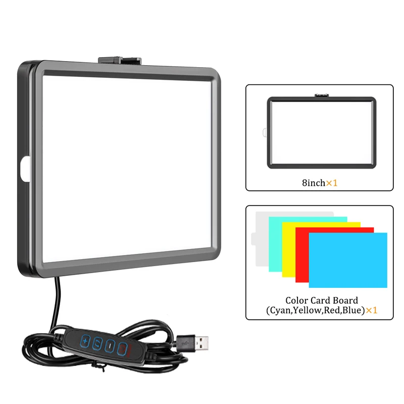 Lámpara de relleno LED de 8 pu - Led Light Panel Stream reseña y precio