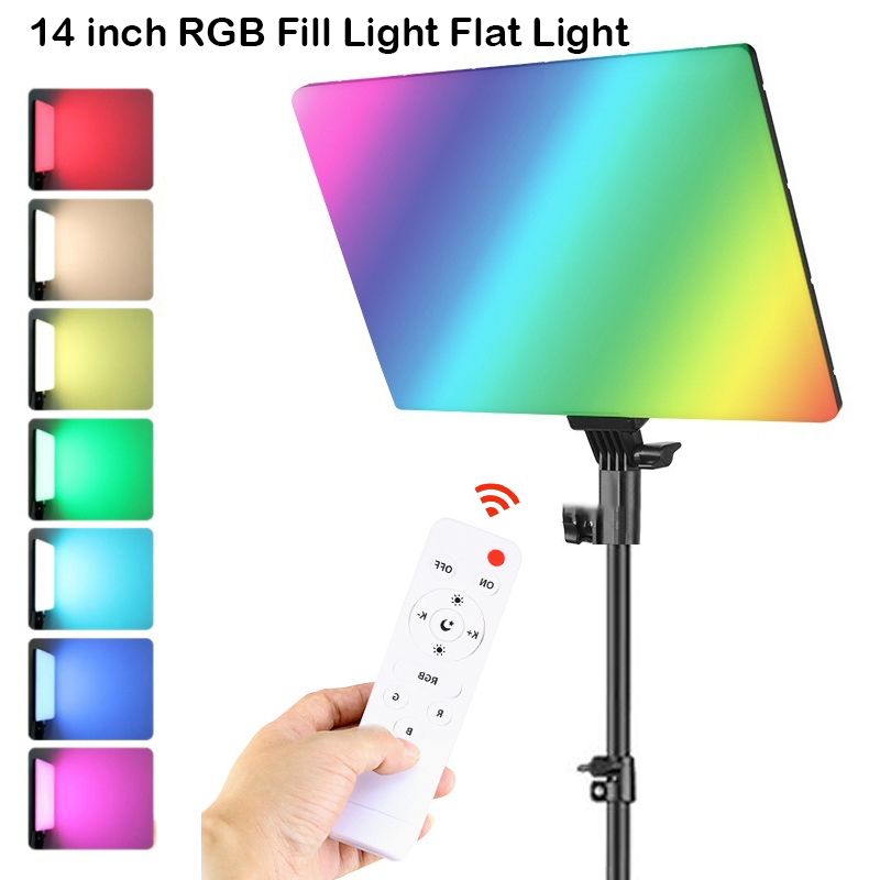 Luz LED de vídeo RGB de 14 pul - Led Light Panel Stream reseña y precio