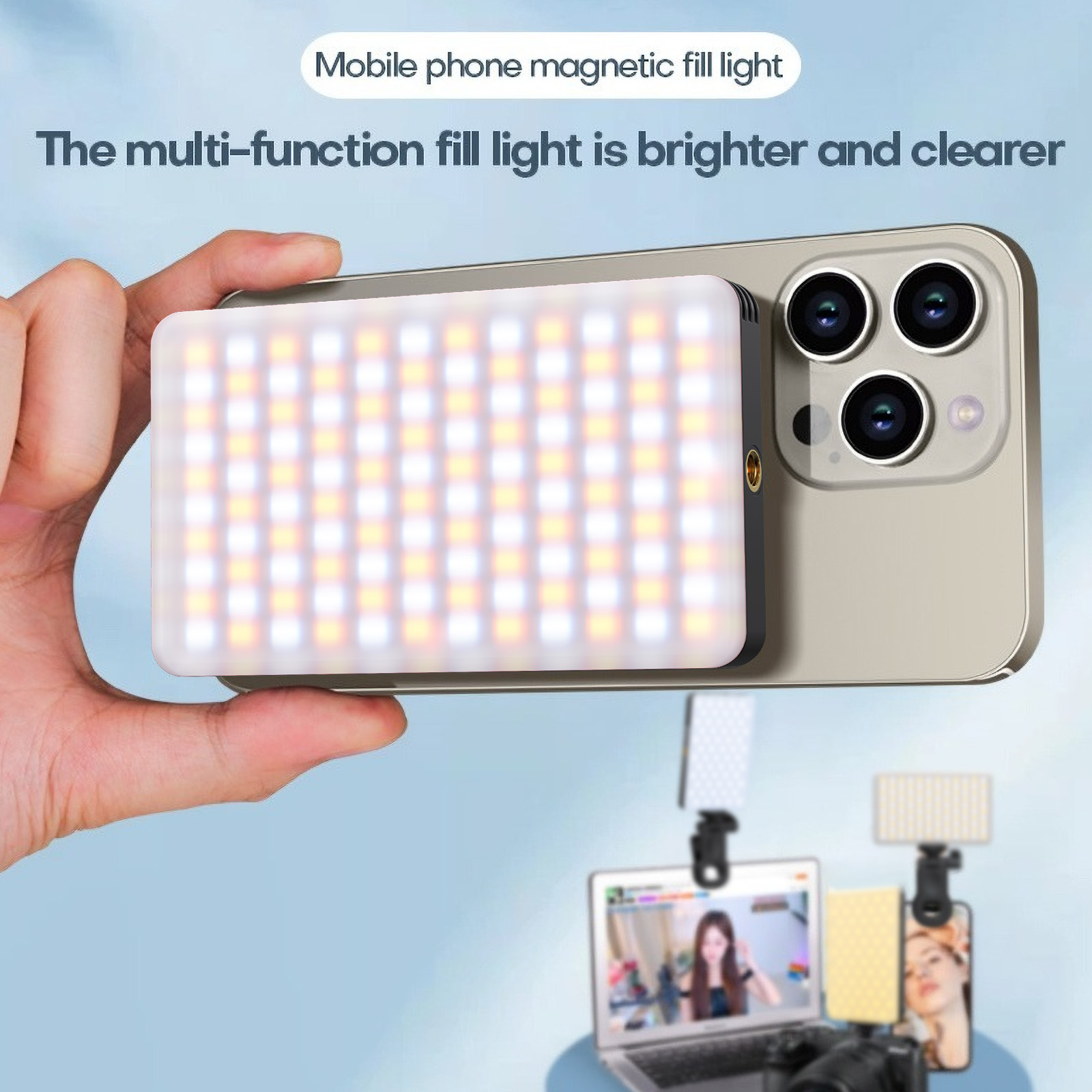 Luz de Relleno Magnética para  - Led Light Panel Stream reseña y precio