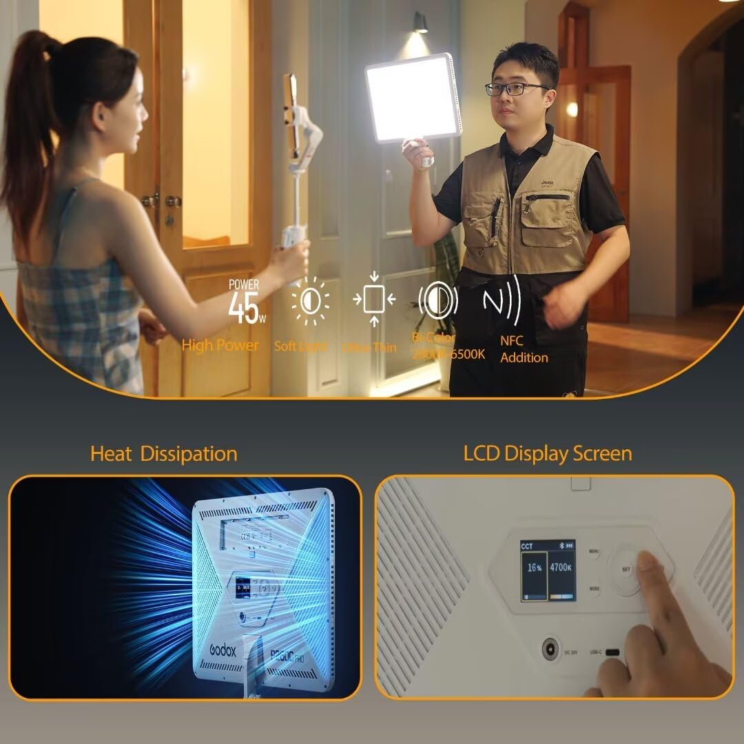 Godox P260C Pro Panel de luz L - Led Light Panel Stream reseña y precio