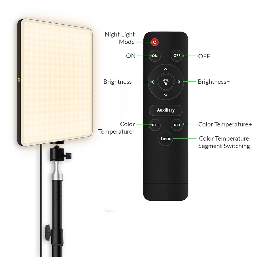 Panel de luz LED regulable par - Led Light Panel Stream reseña y precio