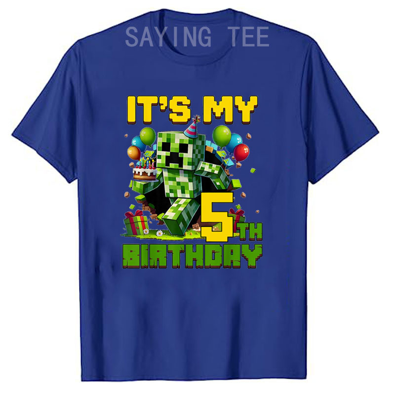 Es mi 5 cumpleaños videojuego  - Esports Gaming Shirts reseña y precio