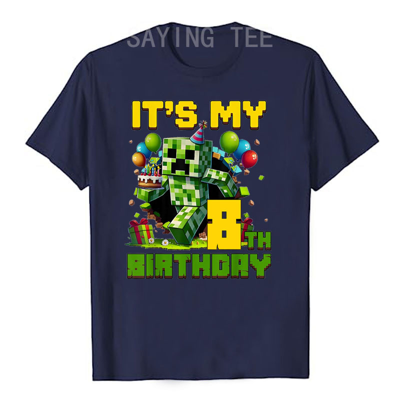 Cumpleaños niño es mi 8 cumple - Esports Gaming Shirts reseña y precio