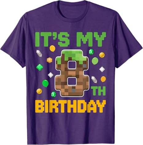 Cumpleaños niño es mi 8 cumple - Esports Gaming Shirts reseña y precio