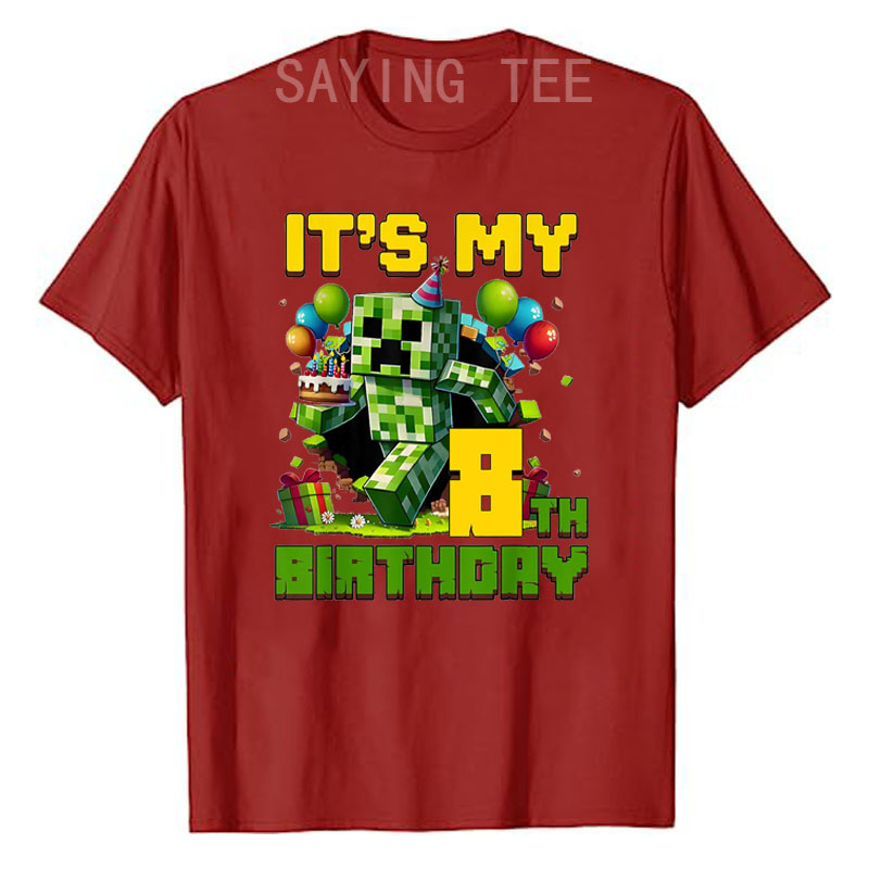 Cumpleaños niño es mi 8 cumple - Esports Gaming Shirts reseña y precio